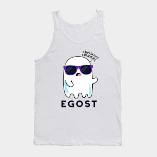 Egost Cute Halloween Ego Ghost Pun Tank Top